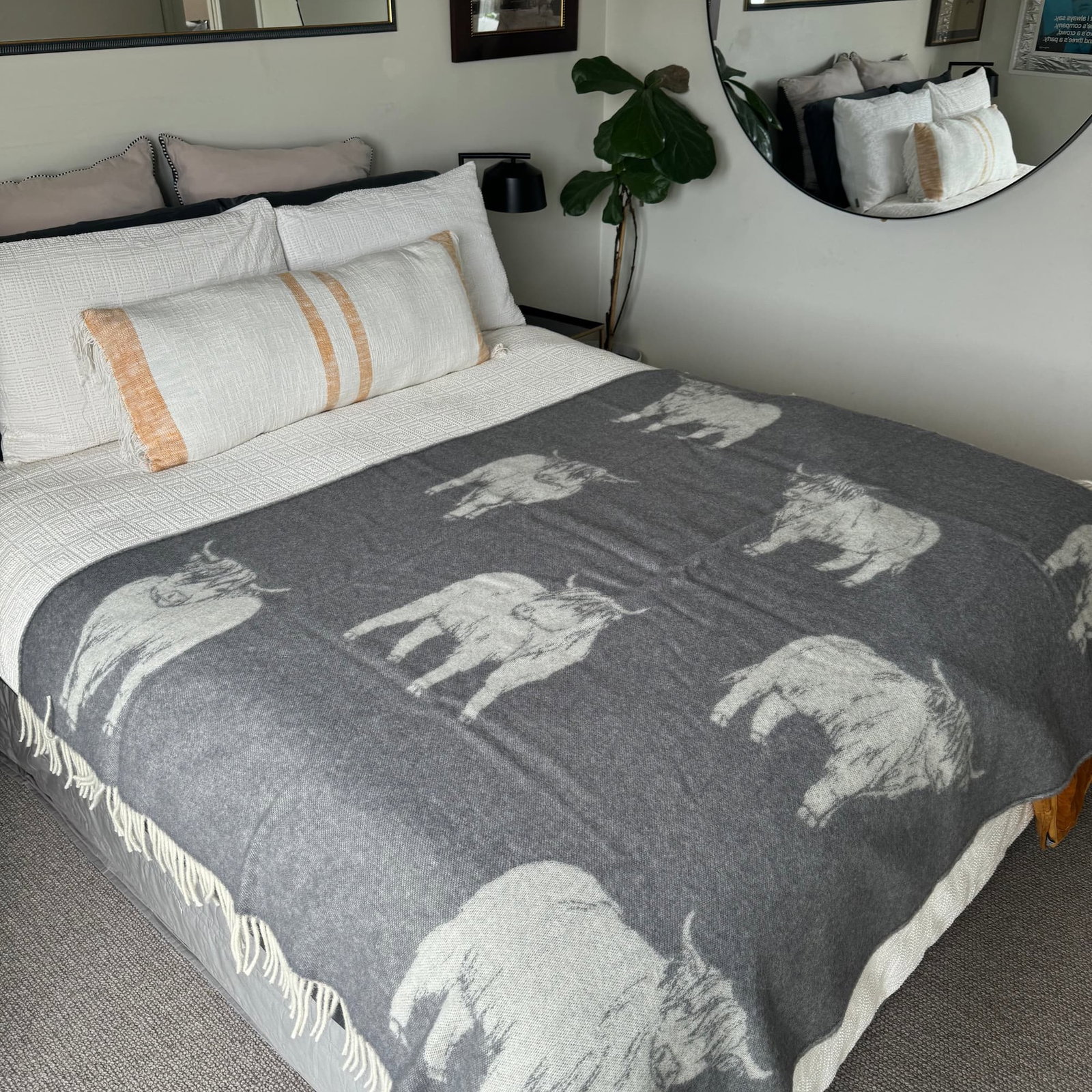 Luxury wool blankets JJ textile