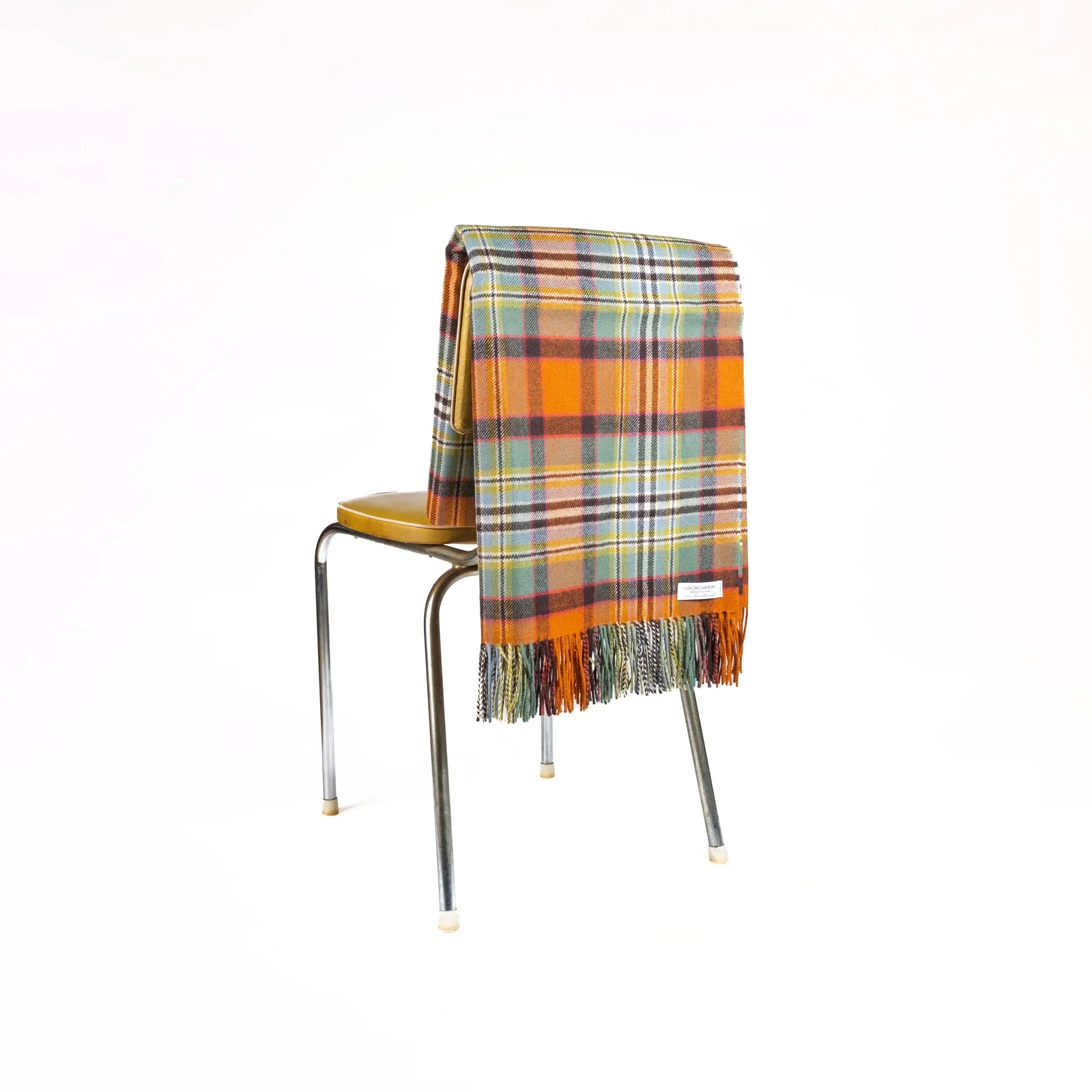 Image of Borders Dundee Old Weathered Tartan Lambswool Blanket