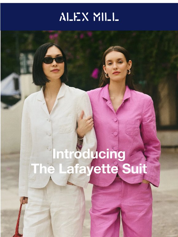 Introducing The Lafayette Suit 🩷 🤍