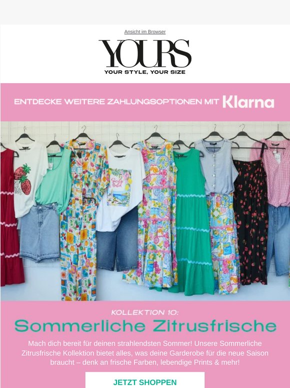 Gerade eingetroffen: Sommerliche Zitrusfrische