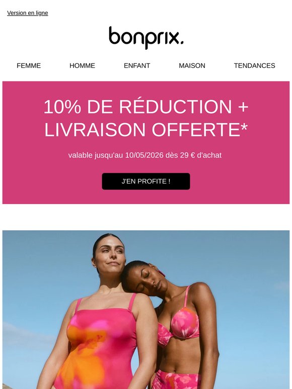 Dernier jour : 10% de réduction & livraison offerte !