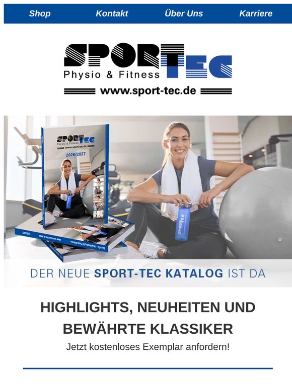Der neue Sport-Tec Hauptkatalog – Jetzt kostenloses Exemplar anfordern