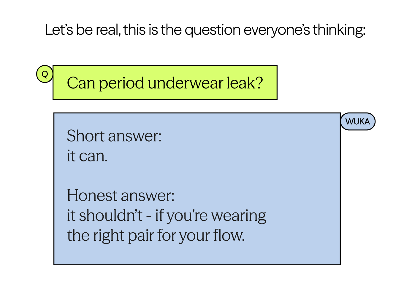 Can period underwear leak?