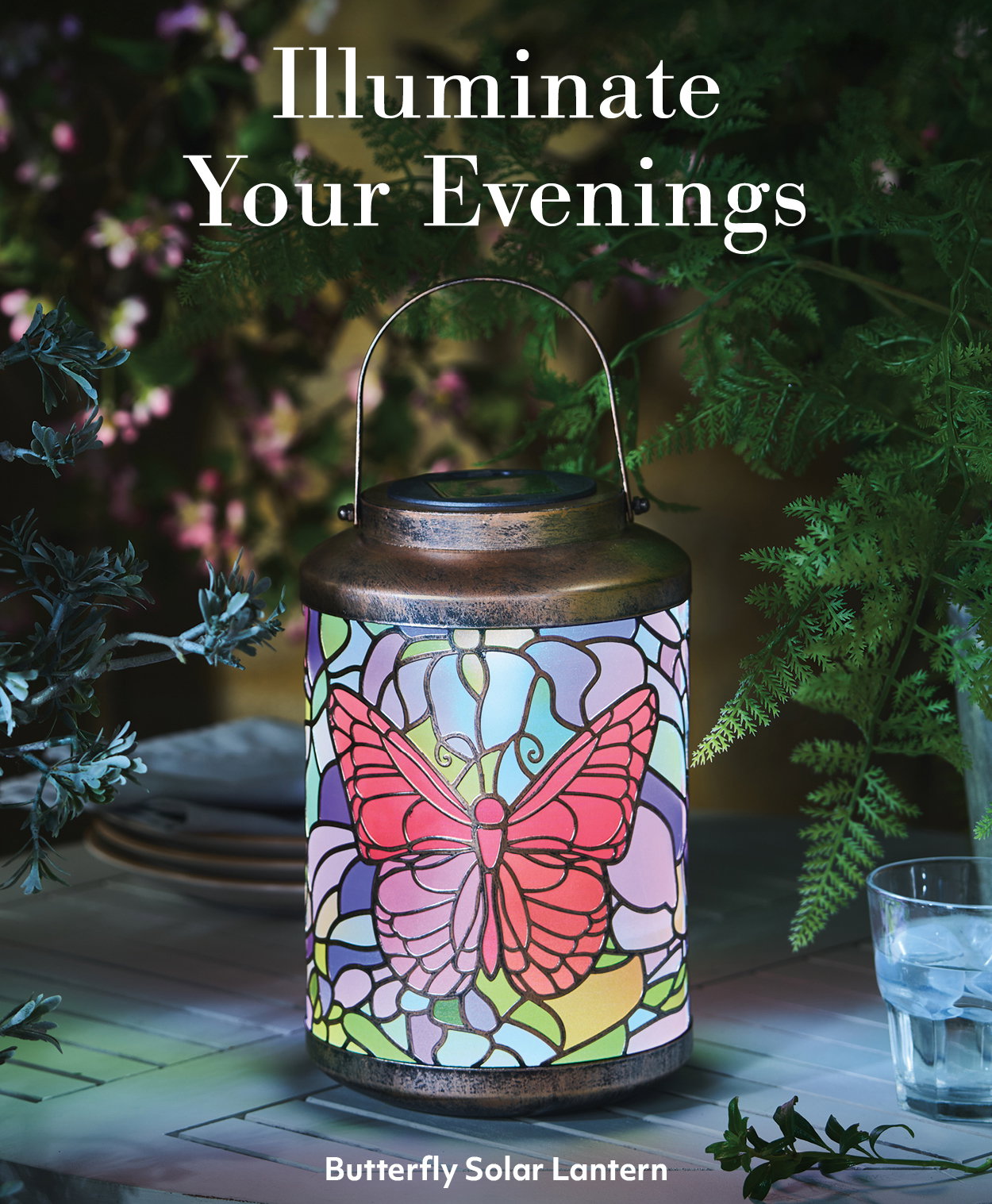 Illuminate Your Evenings | Butterfly Solar Lantern