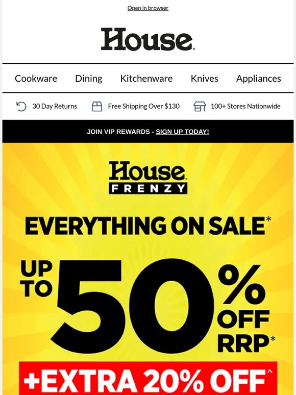 📢 EVERYTHING on SALE* +EXTRA 20% off^ Selected Items