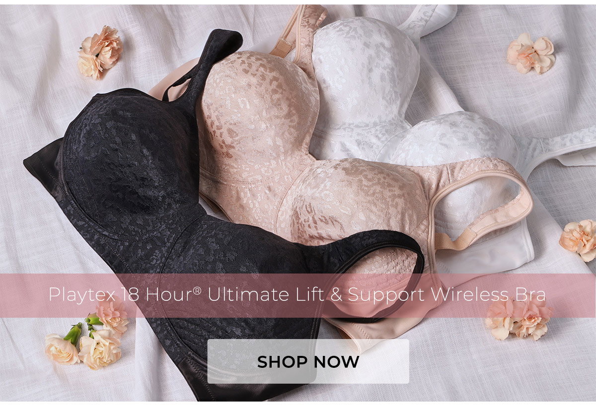 Playtex 18 Hour Ultimate Lift & Support Wireless Bra