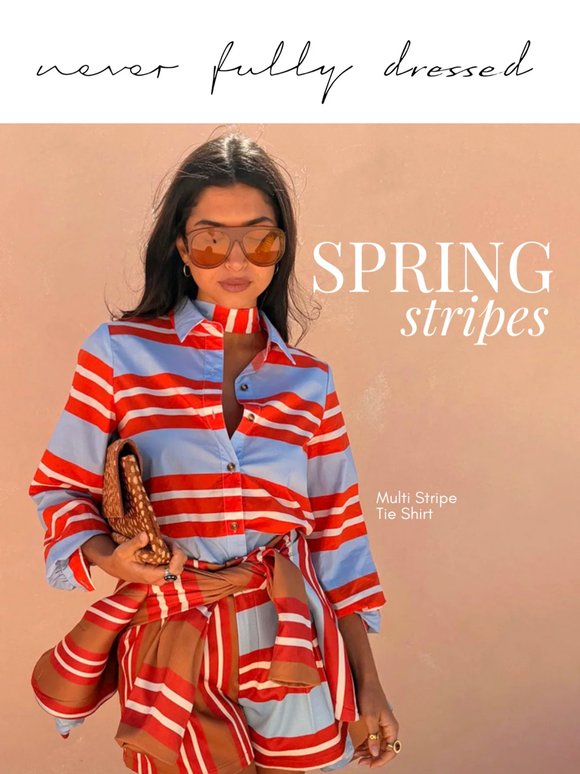 Fresh stripes for Spring ☀️