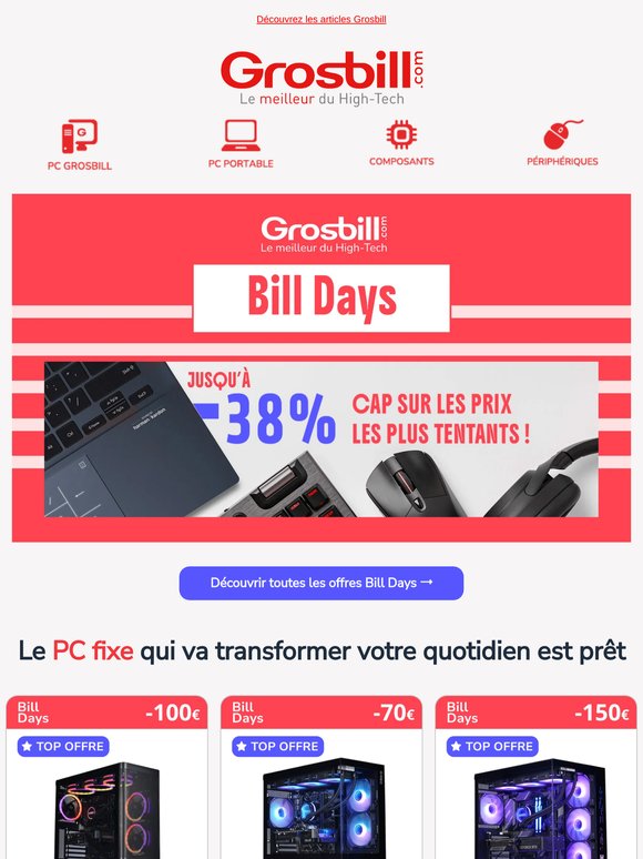 Vous pensiez que c’était fini ? Les Bill Days prennent le relais 💥