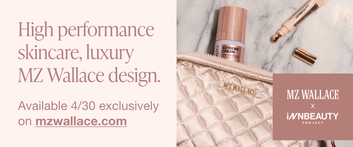 High performance skincare, luxury MZ Wallace design.