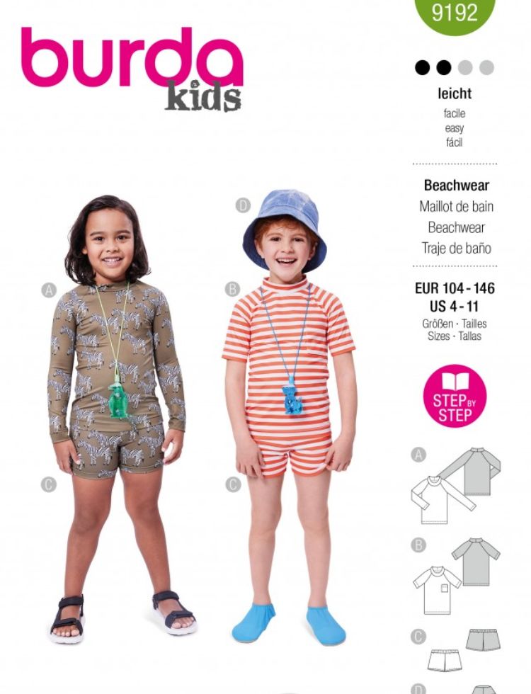 Burda Paper Sewing Pattern 9192