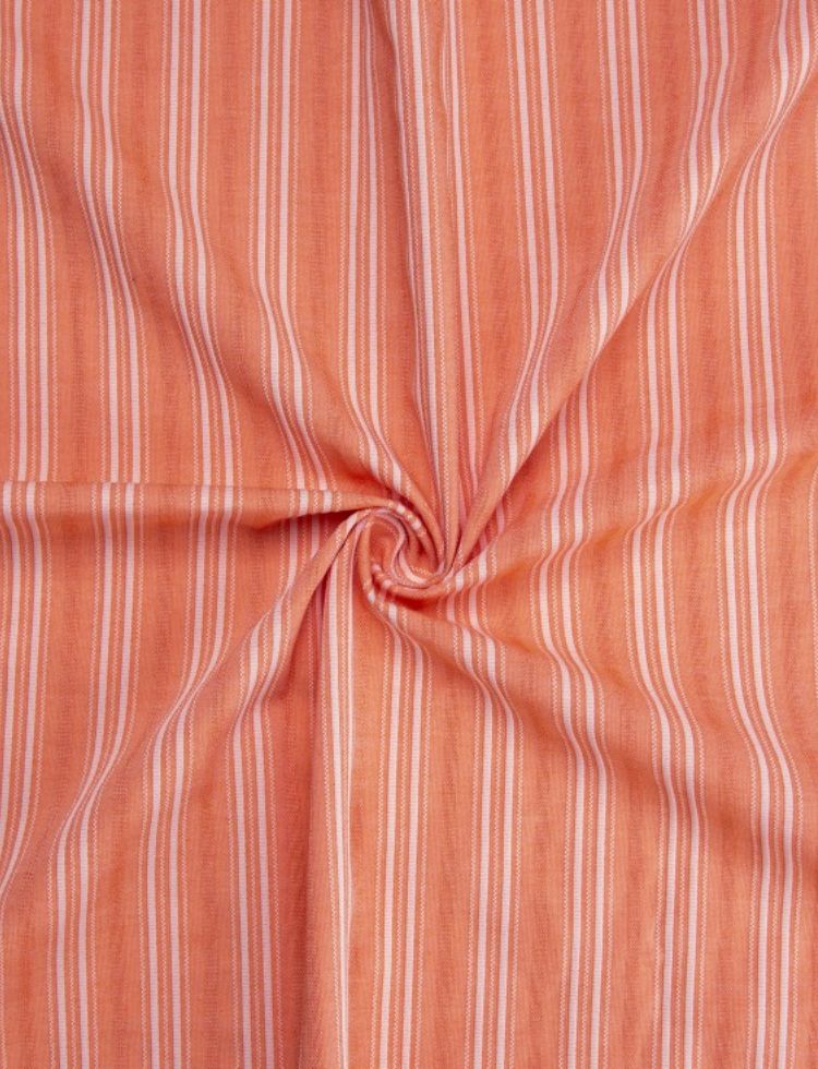 Deadstock Stretch Woven Suiting Fabric Orange