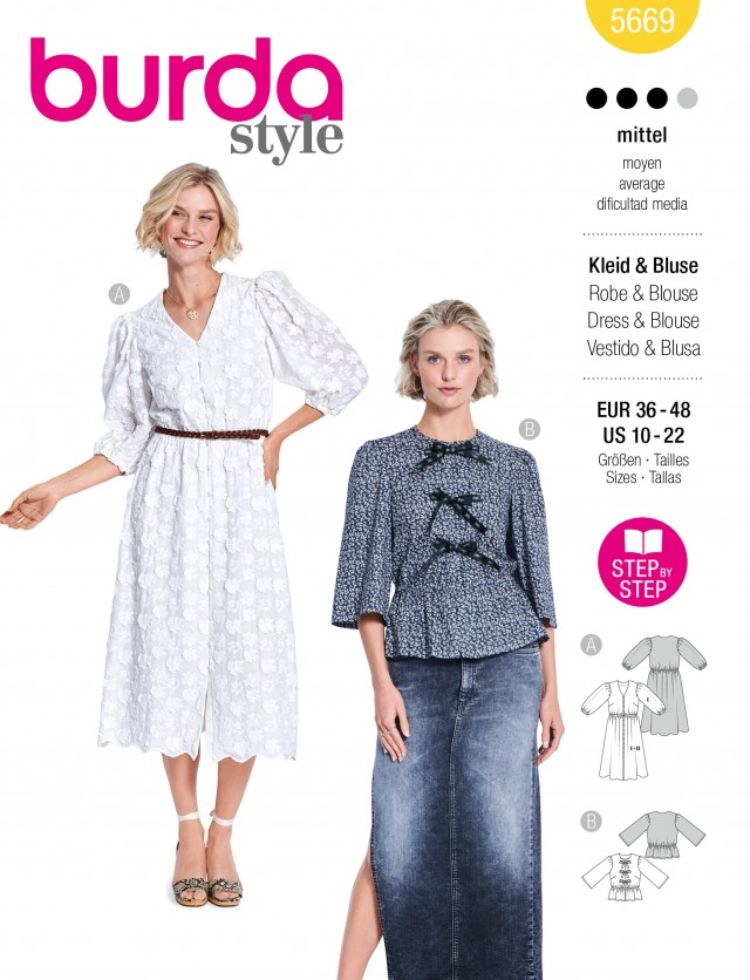 Burda Paper Sewing Pattern 5669
