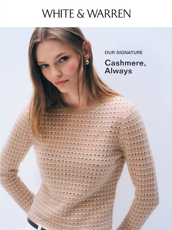 Who Says Cashmere Is Only for Winter?