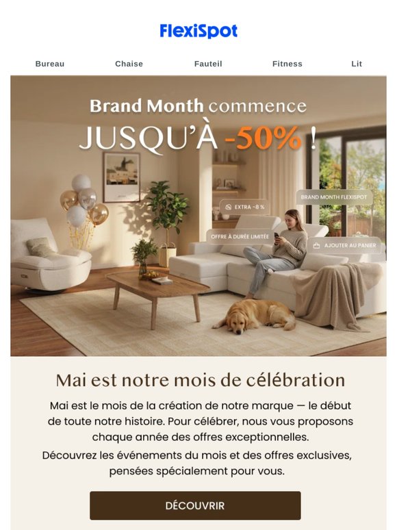 ❗Brand Month commence❗JUSQU’À -50%❗