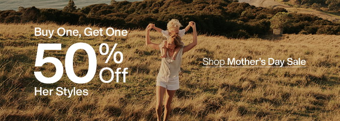 Buy One, Get One 50% Off Women's Styles