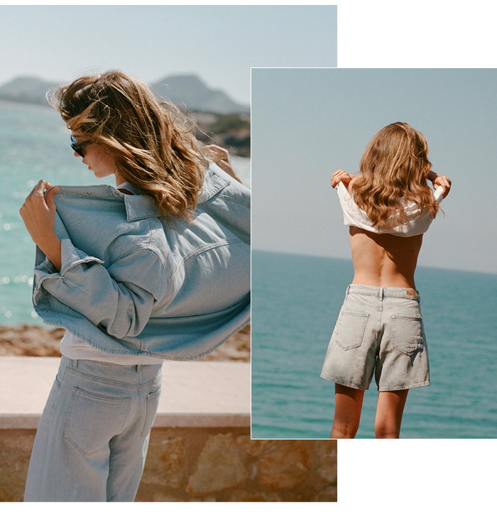 Models in Linen Denim