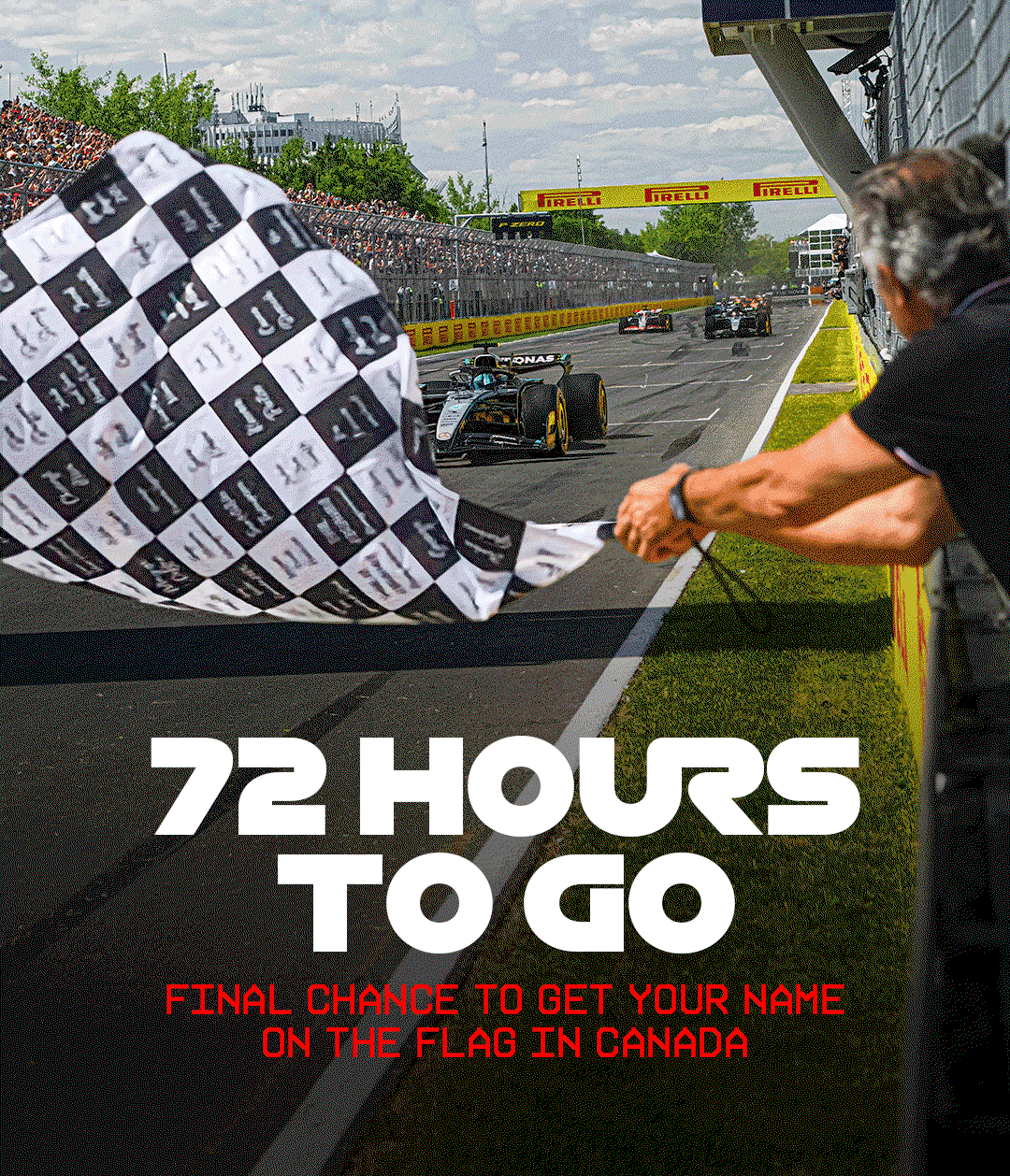 Own the Chequered Flag!