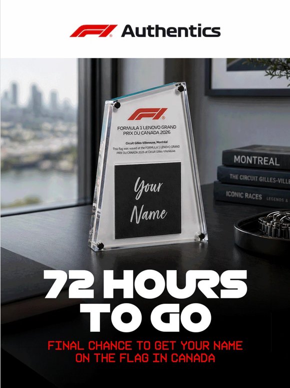 72 Hours Left: Canadian Grand Prix