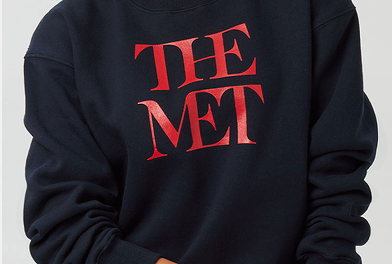 Met Logo Crew Neck Sweatshirt
