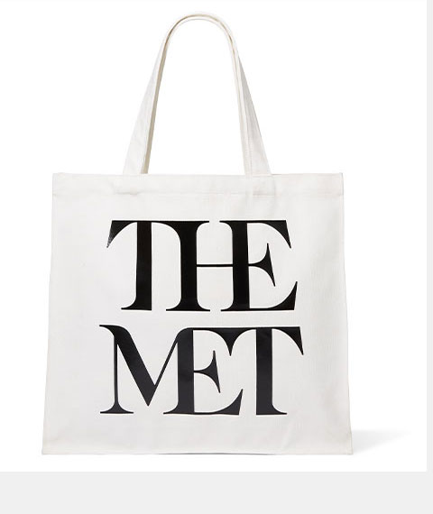 Met Logo Canvas Tote