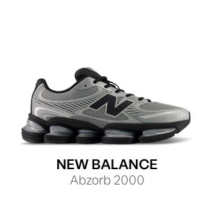 New Balance Abzorb 2000 Sneakers in Grey/Black