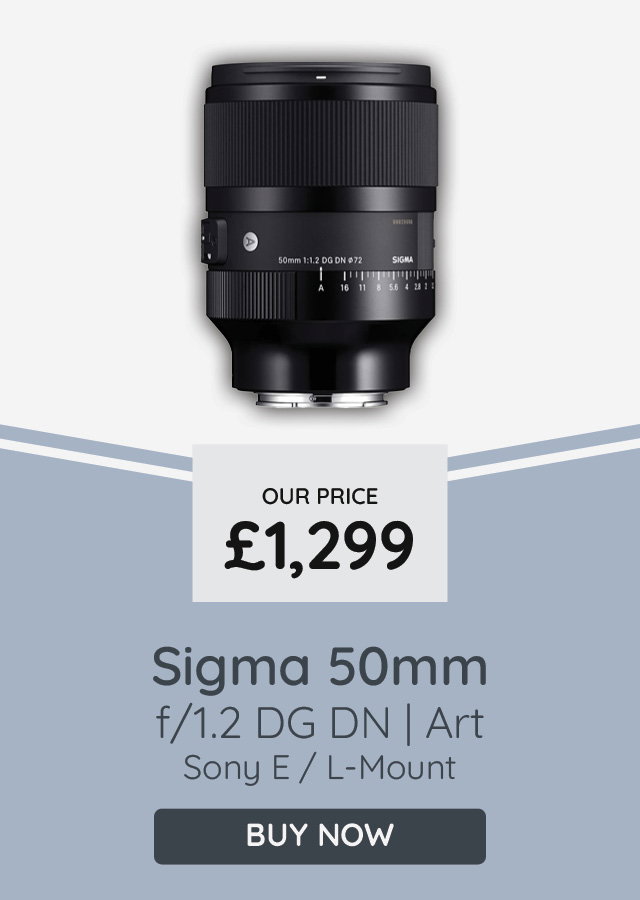 Sigma 50mm f/1.2 DG DN Art