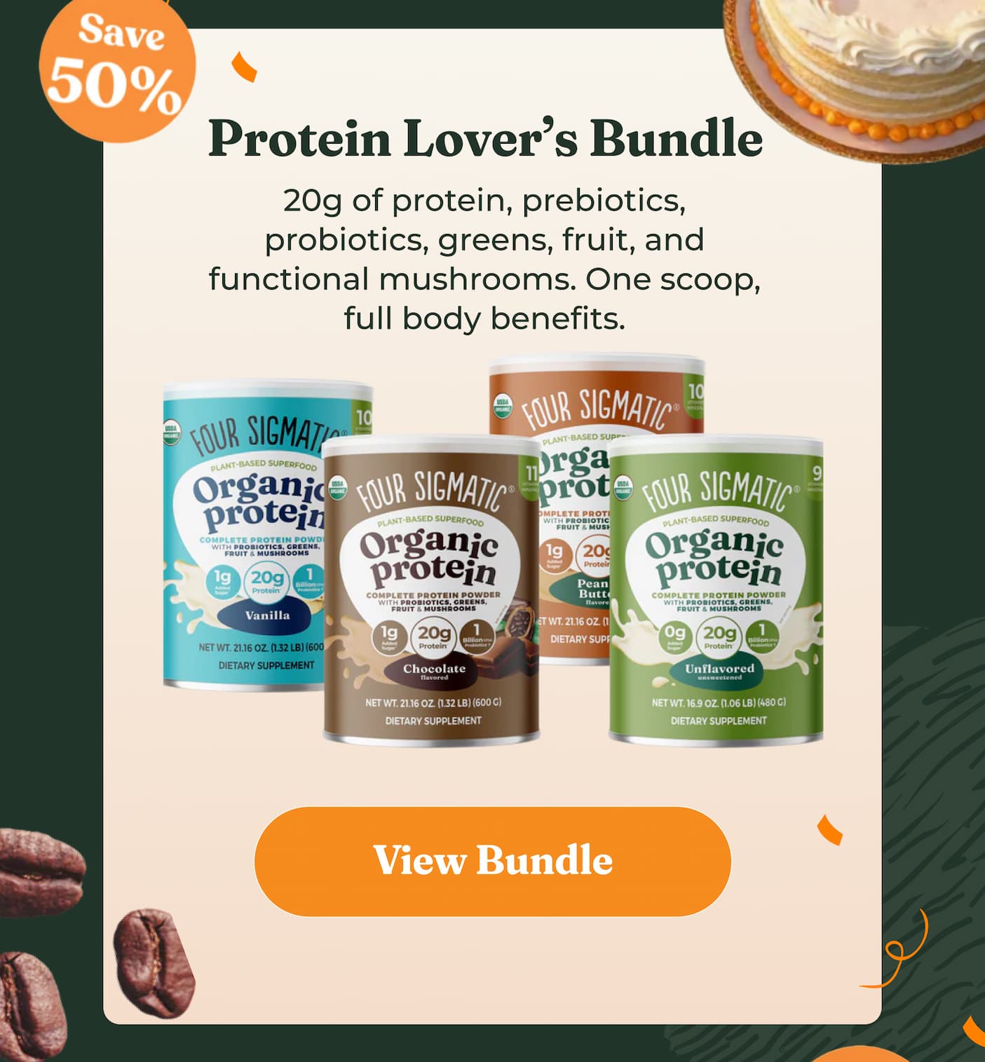 Protein Lover's Bundle 50% OFF