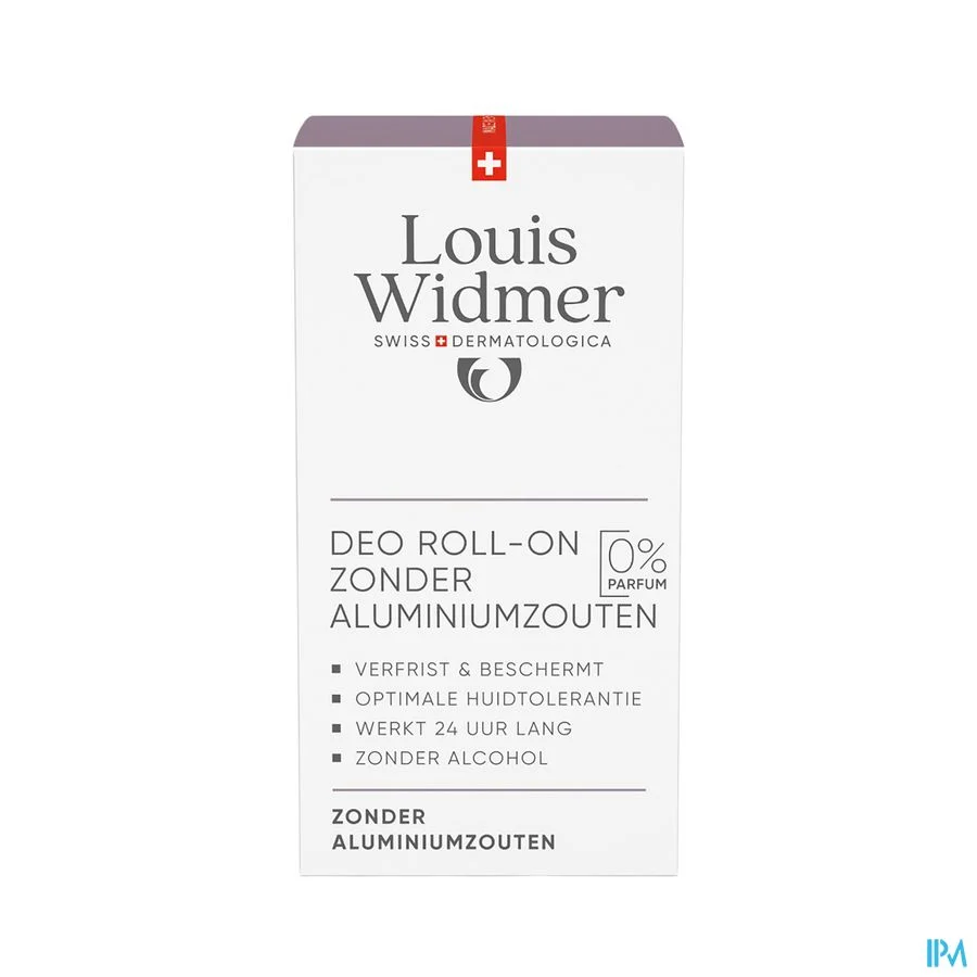 Image of Louis Widmer Deo Roll-on Zonder Aluminiumzouten Zonder Parfum - 50ml