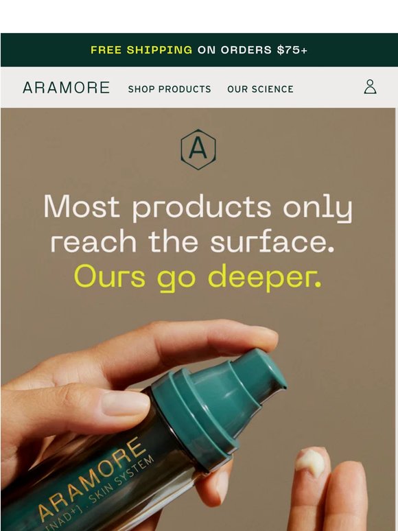 Most skincare never actually penetrates.