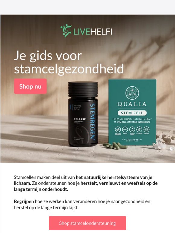 Je lichaam herstelt zichzelf. Zo werkt het.