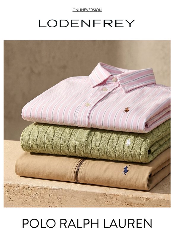 Exklusiv im Sale | -30% auf ausgewählte Polo Ralph Lauren Artikel