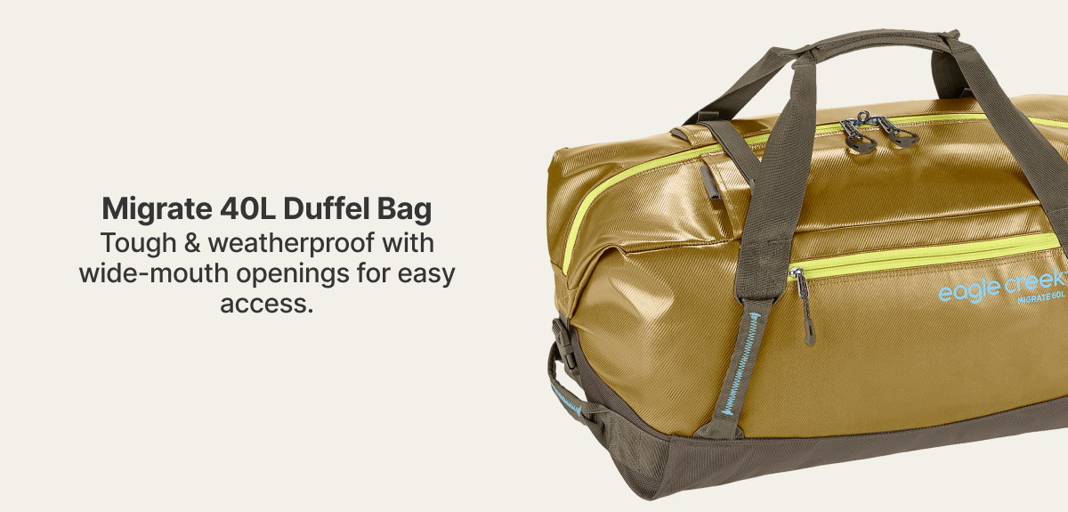 Migrate 40L Duffel Bag