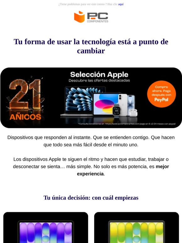 Da el paso al ecosistema Apple con las ofertas de Aniversario