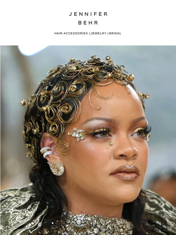 Rihanna in JB at the Met Gala