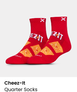 Cheez-It Quarter Socks