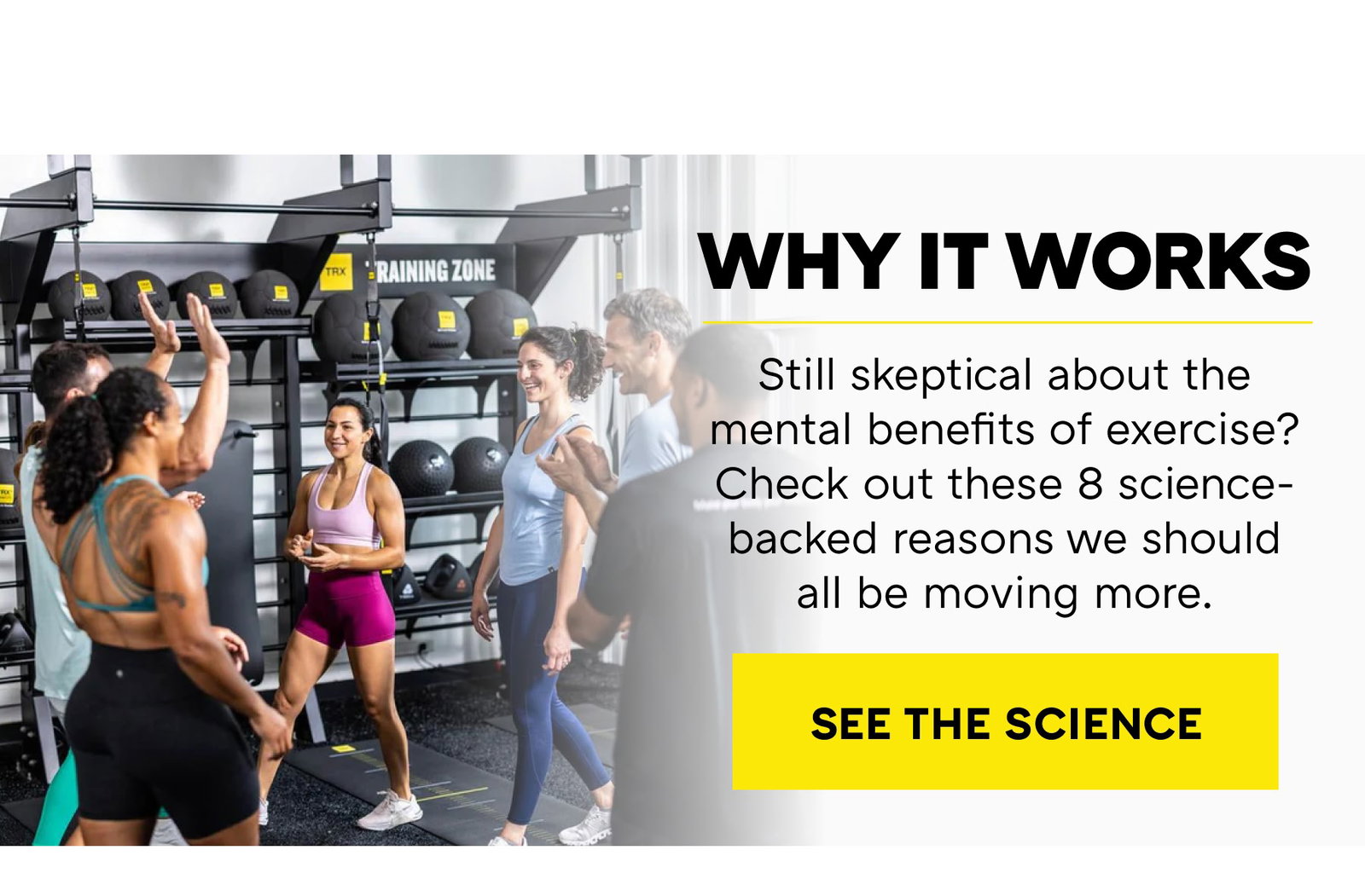 WHY IT WORKS Still skeptical about the mental benefits of exercise? Check out these 8 science-backed reasons we should all be moving more. 