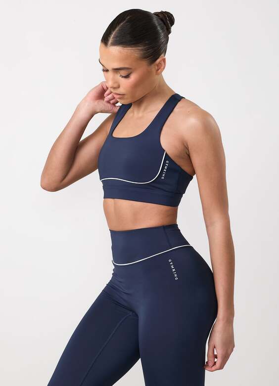 Gym King Knockout Sports Bra - Indigo Blue