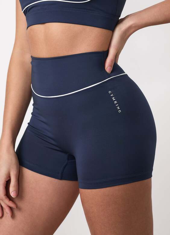 Gym King Knockout Short - Indigo Blue