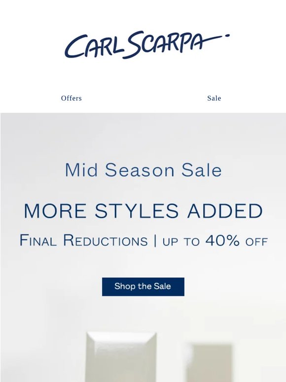 More Styles Finals 👠 Better Prices 🛍️ Mid Season Sale Finals