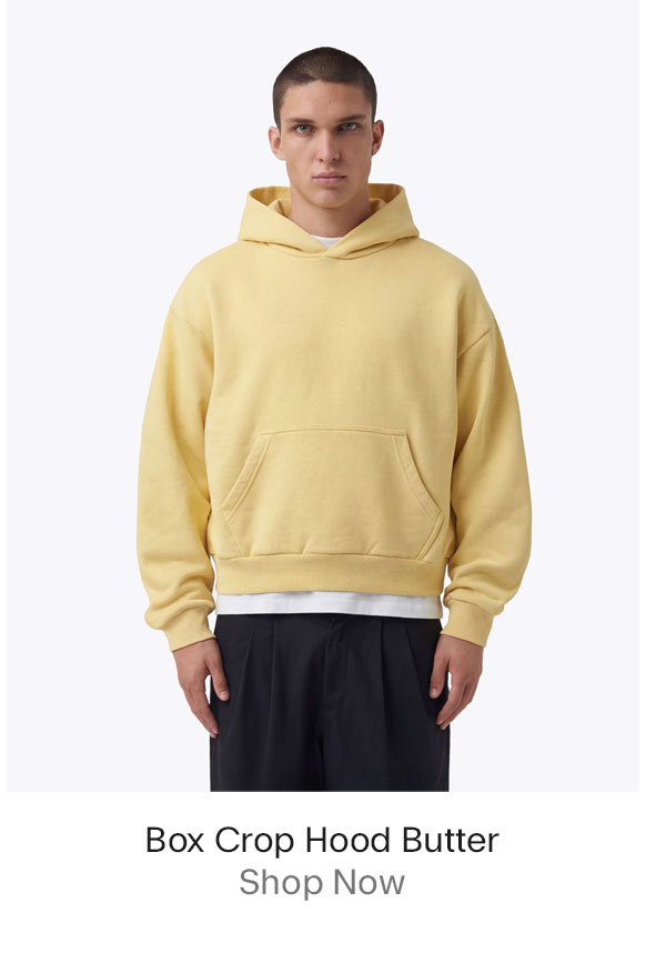 Box Crop Hood Butter