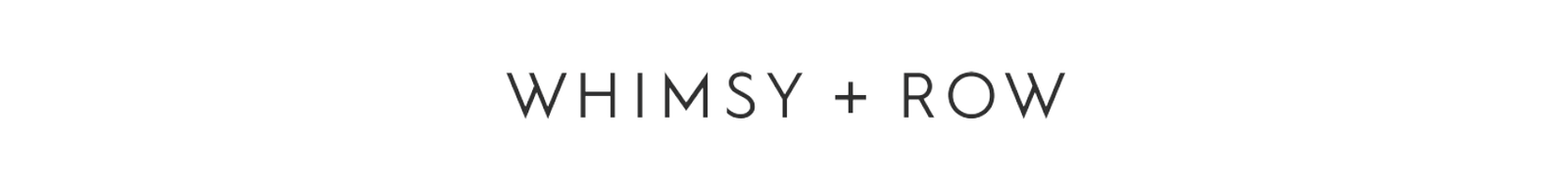 whimsy + row