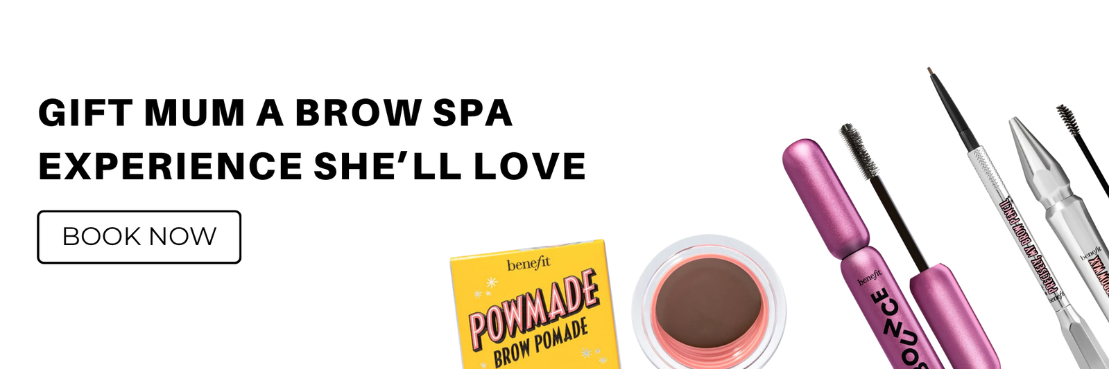Book a look at City Perfume for your mum - Benefit Brow Services