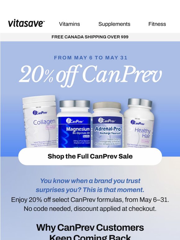 Your exclusive CanPrev insider access (20% off inside)