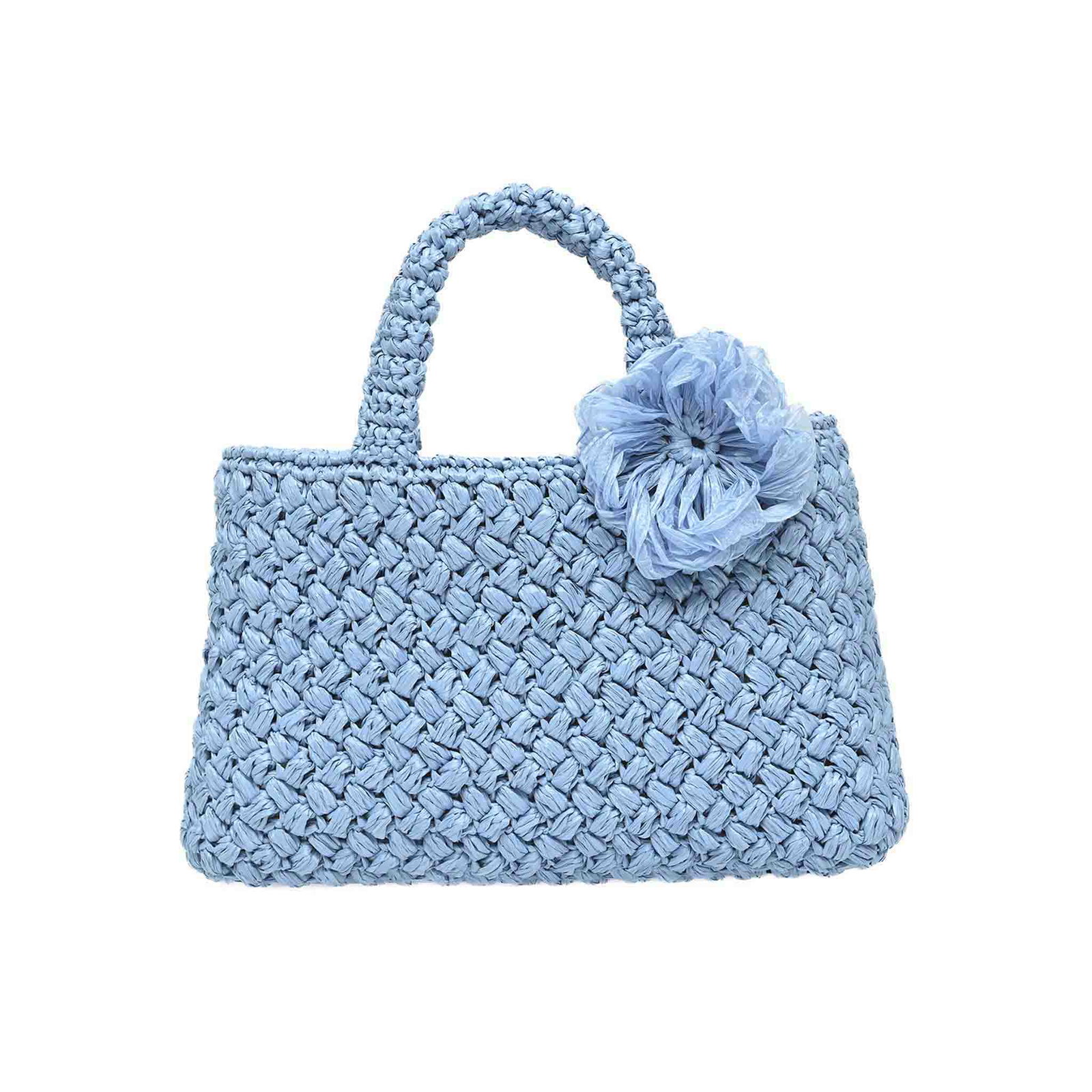 Image of Positano Raffia Small Bag