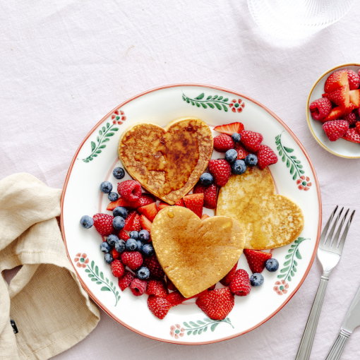 Image of Gefüllte Herz Pancakes
