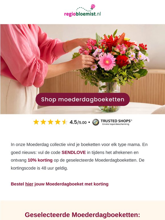 Voor elke mama het perfecte boeket 🩷