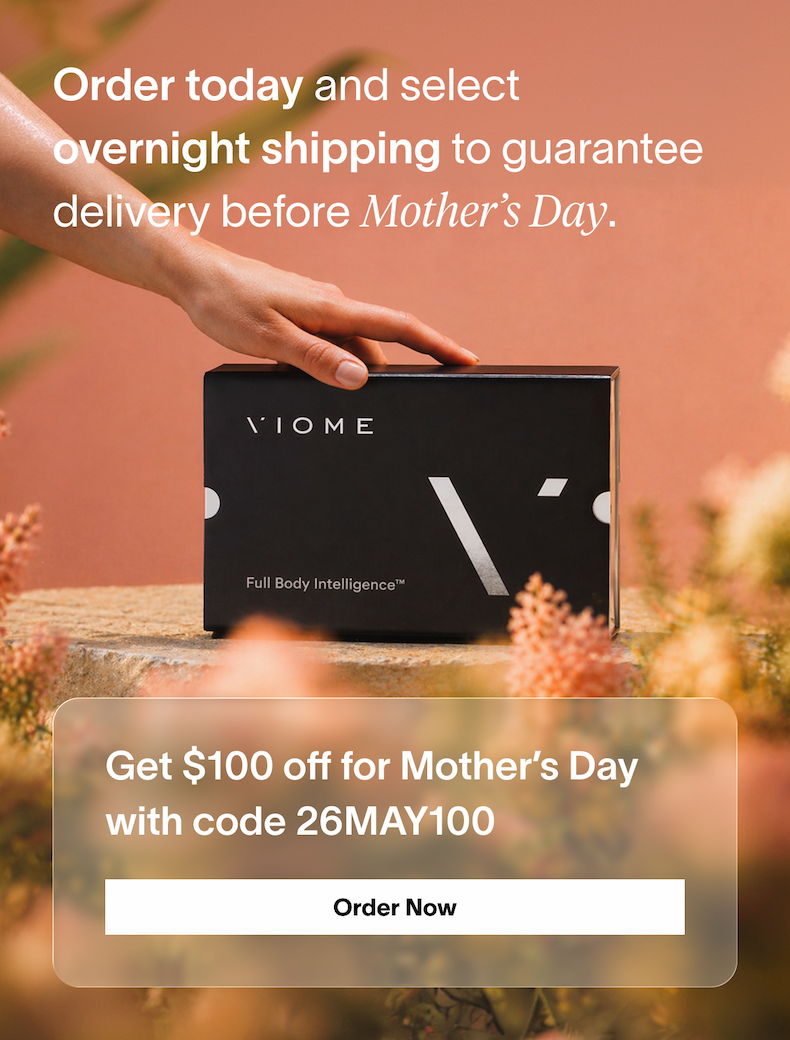 Order via overnight shipping to arrive for Mother's Day. Save $100 with code 26MAY100.
