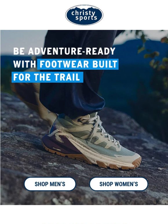 A good hike starts with the right shoes 🥾