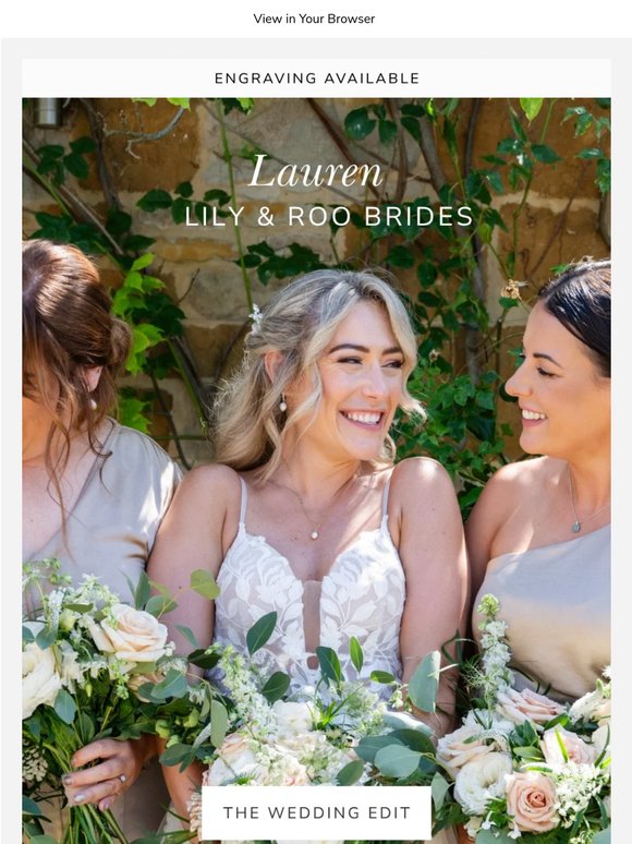 Meet Lauren: LILY & ROO Bride 💍
