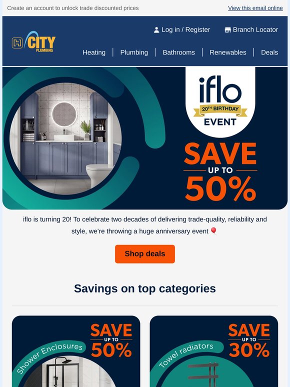 Save up to 50% on iflo 🥳